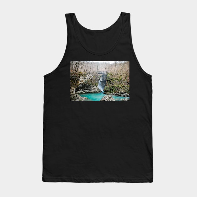 Waterfall on Kozjak River Tank Top by jojobob